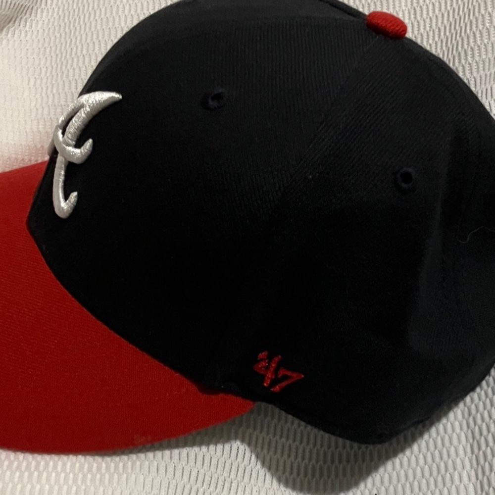47 Brand Black and Red Cap - Picture 6 of 7